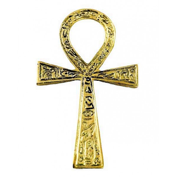 Ankh - Small Brass Egyptian Ankh 4 Inches