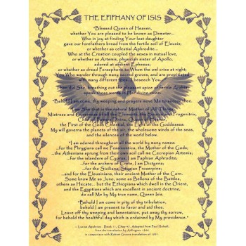 Goddess Isis Parchment Poster