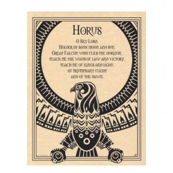 Horus Egyptian God Parchment Poster