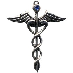 Caduceus Amulet for Healing